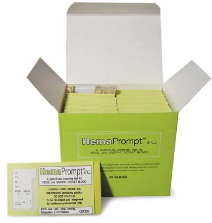 Aerscher Diagnostics - HemaPrompt FG - HP-FG - Cancer Screening Test Kit Hemaprompt Fg Fecal And Gastric Occult Blood 50 Tests Clia Waived