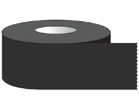 Shamrock Scientific - ST-12-26 - Blank Label Tape Shamrock Multipurpose Label Black 1/2 X 500 Inch