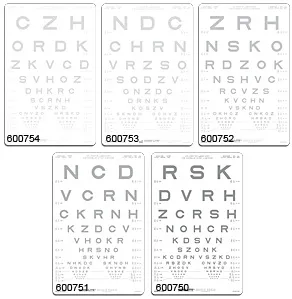 Good-Lite - 600754 - Eye Chart Good-lite 10 Foot Distance Acuity Test