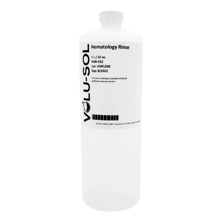Volusol - VHR-032 - Hematology Reagent Hematology Rinse Ph 7.0 32 Oz.