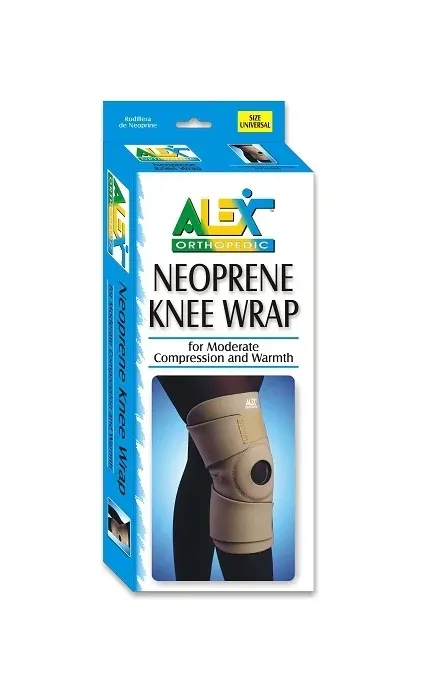 Alex Orthopedics - 9037-S - Neoprene Knee Wrap With Spiral Stay