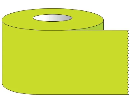 Shamrock Scientific - ST-34-30 - Blank Label Tape Shamrock Multipurpose Label Chartreuse 3/4 X 500 Inch
