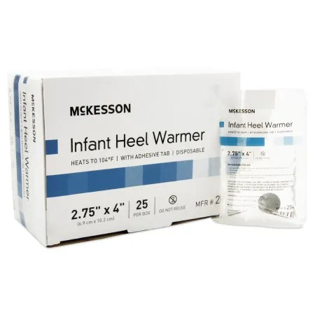 McKesson - 204 - Instant Infant Heel Warmer Heel One Size Fits Most Sodium Acetate / Water Disposable
