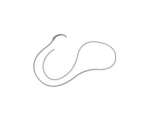 Surgical Specialties - LOOK - 911B - Nonabsorbable Suture with Needle LOOK Nylon C-17 3/8 Circle Reverse Cutting Needle Size 6 - 0 Monofilament