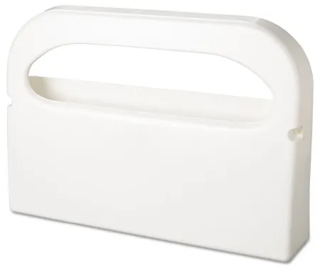 Lagasse - Hospeco - HOSHG12 - Toilet Seat Cover Dispenser Hospeco White Styrene Plastic Manual Pull 500 Count Wall Mount