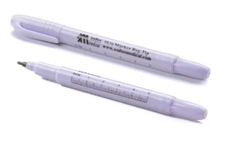 Xodus Medical - NS10715 - Surgical Skin Marker Gentian Violet Regular Tip Barrel Ruler Nonsterile