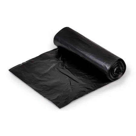 Colonial Bag - From: HCR33MB To: HCR37HC - Trash Bag 15 gal. Black HDPE 8 Mic. 24 X 33 Inch X Seal Bottom Coreless Roll