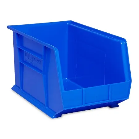 Uline - S-12421BLU - Storage Bin Uline Blue Plastic 10 X 11 X 18 Inch