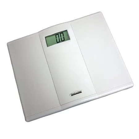 Health O Meter Professional - Health O Meter - From: 894KLT To: 895KLT -  Floor Scale  Digital Audio Display 400 lbs. / 180 kg Capacity White Battery Operated