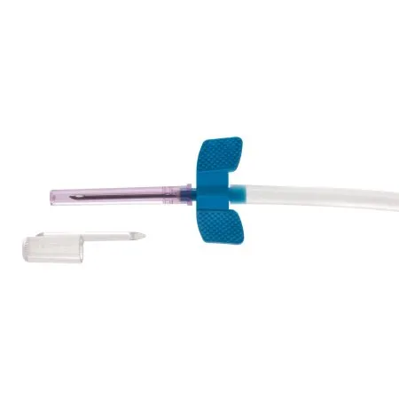 Nipro Medical - FD+152530BC-CAP - BioHole Arteriovenous Fistula Needle BioHole 15 Gauge 1 Inch 12 Inch Tubing Without Port