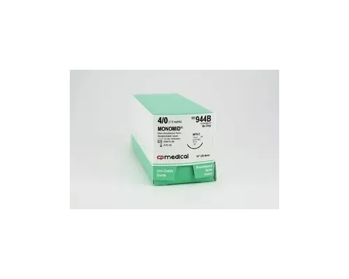 CP Medical - From: 944B To: 945B - Suture, 4/0, Nylon Mono, 10", FS 2, 12/bx