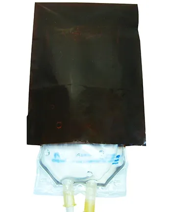 Wallcur - Amber IV Bag Covers 50/100/250 mL - 9203AB - Training IV Bag Cover Amber IV Bag Covers 50/100/250 mL