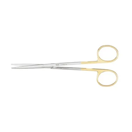 Integra Lifesciences - From: 5-122 To: 5-179A-TC - Miltex Carb N Sert Dissecting Scissors Miltex Carb N Sert Metzenbaum 5 1/2 Inch Length OR Grade German Stainless Steel / Tungsten Carbide NonSterile Finger Ring Handle Straight Blade Blunt Tip / Blunt Tip