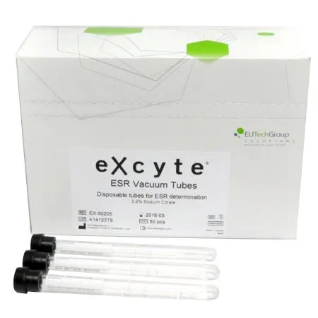 Elitech Group - Excyte Vacuum Tube - From: EP-10605 To: EX-50205 -   Venous Blood Collection Tube Sodium Citrate Additive 1.36 mL Conventional Closure Plastic Tube