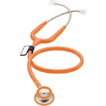 MDF Instruments Direct - MDF77727 - Sprague Stethoscope Mdf Orange 2-tube Double Sided Chestpiece
