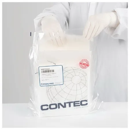 Fisher Scientific - Contec Amplitude Kappa - 19120818 - Cleanroom Wipe Contec Amplitude Kappa Iso Class 5 White Sterile Rayon / Polyester 12 X 12 Inch Disposable