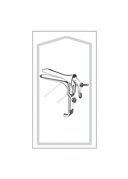 Sklar - Econo - 96-3001 - Vaginal Speculum Econo Graves Sterile Floor Grade Stainless Steel Medium Double Blade Duckbill Disposable Without Light Source Capability