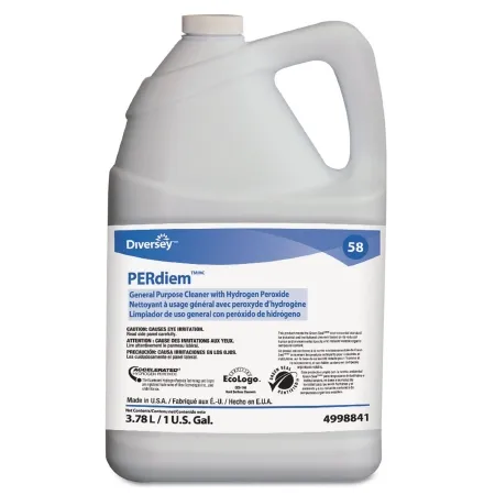Lagasse - Diversey PERdiem - DVO94998841 - Diversey PERdiem Surface Disinfectant Cleaner Peroxide Based Manual Pour Liquid 1 gal. Jug Unscented NonSterile