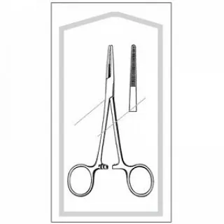 Sklar Surgical Instruments - From: 96-2561 To: 96-2563 - Sklar Instruments Kelly Hemostatic Forceps, 5 1/2", Straight, 25/cs