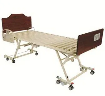 N.O.A. Medical Industries - Elite Riser - 1050008BEI-T - Electric Bed Elite Riser Long Term Care 80 Inch Length Ribbed Steel Deck 7-1/2 to 28 Inch Height Range