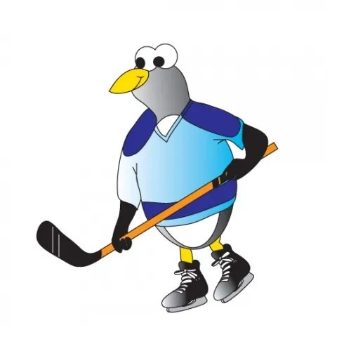 Clinton Industries - 9744 - Hockey Penguin Graphics