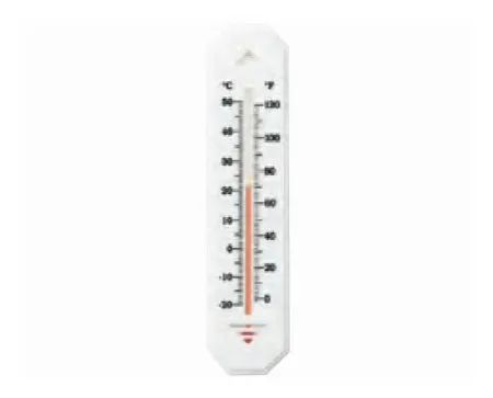 Fisher Scientific - Durac - 13201752 - Wall / Room Thermometer Durac Fahrenheit / Celsius 0° To 120°f (-20° To +50°c) Ambient Sensor Wall Mount Does Not Require Power