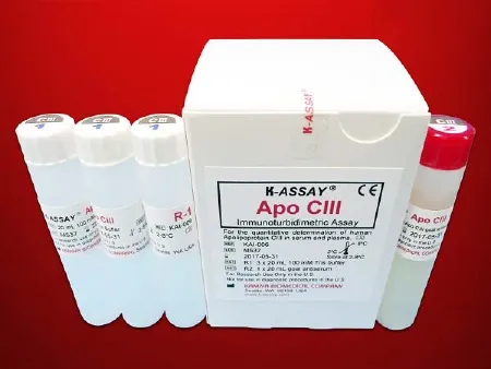 Kamiya Biomedical - K-ASSAY - KAI-006 - Reagent Kit K-ASSAY Cardiac / Lipids Lipoprotein (a) For Chemistry Analyzers 200 Tests 3 X 20 mL