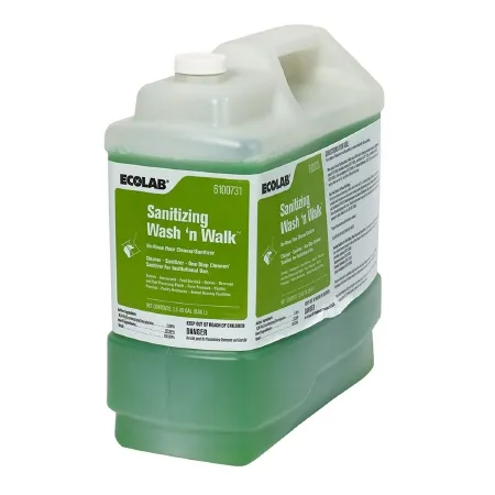 Ecolab - Sanitizing Wash 'n Walk - 6100731 - Floor Cleaner Sanitizing Wash 'n Walk Liquid 2.5 gal. Jug Mild Scent