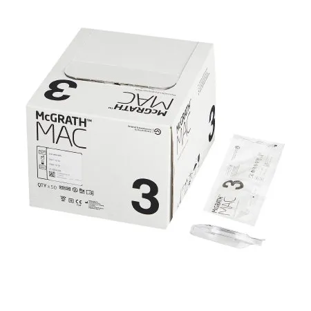 Medtronic MITG - McGrath - 350-005-000 - Laryngoscope Blade McGrath Macintosh Type Size 3 Medium Adult