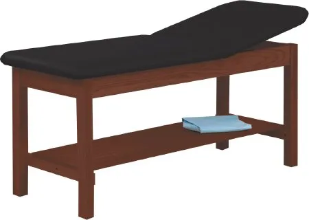 McKesson - 2063-BLKDCHRY - H-Brace Exam Table McKesson Fixed Height