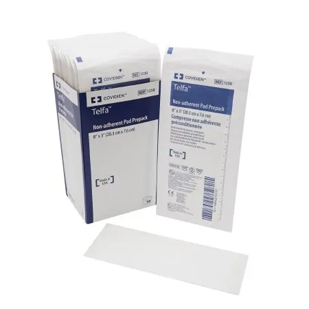 Cardinal - Telfa Ouchless - 1238- - Non Adherent Dressing  3 X 8 Inch Sterile Rectangle