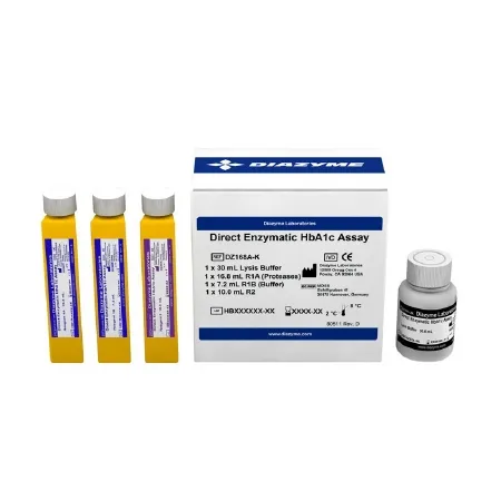 Diazyme Laboratories - Dz168a-Con - Diabetes Management Chemistry Control Set Direct Enzymatic Hba1c 2 Level 2 X 0.5 Ml