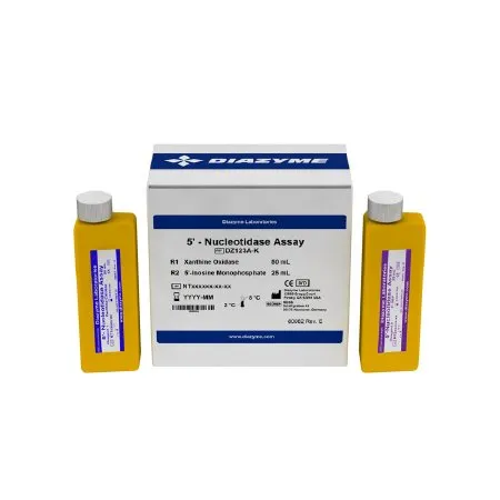 Diazyme Laboratories - DZ123A-K - General Chemistry Reagent / Calibrator Kit 5 Nucleotidase (5 nt) For Clinical Chemstry Analyzers 250 Tests