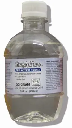 Azer Scientific - Simply Pure - 10-SP-100 - Glucose Tolerance Beverage Simply Pure Unflavored 100 Gram 10 Oz. Per Bottle