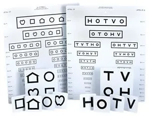 Good-Lite - LEA SYMBOLS - 257500 - Preschool Eye Test Chart Lea Symbols 10 Foot Distance Acuity Test