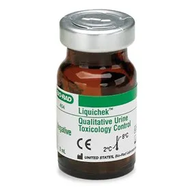 Bio-Rad Laboratories - Liquichek - 454 - Urine Chemistry Control Liquichek Urine Toxicology Assays Negative Level 6 X 3 mL