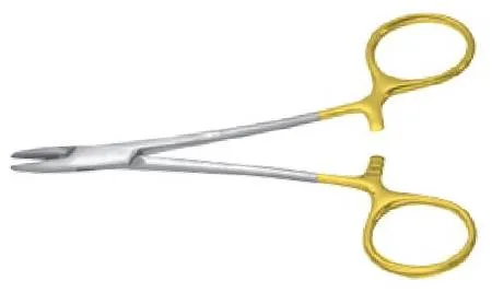 Integra Lifesciences - PM-2415 - Needle Holder 5 Inch Length Smooth Jaw Finger Ring Handle