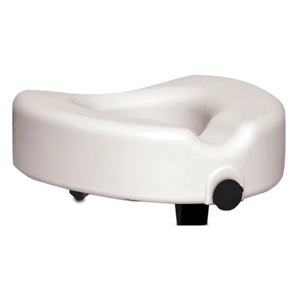 Compass Health Brands - Bsrtsl - Probasics Raised Toilet Seat With Lock, 350 Lb. Weight Capacity.