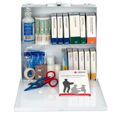 ACME United - 226UFAO - First Aid Kit 50 Person, Metal Case, 196 pcs
