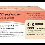 AD Surgical - From: M-Q330R19 To: M-Q430R19  UNIFY Surgical Sutures   PGCL 3/8 Circle, Rev Cut   3/0