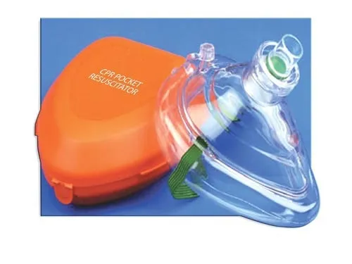 ADC Corporation - 14000A - CPR Pocket Mask W/Hard Case & One-Way Valve & O2 Inlet