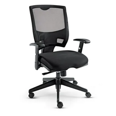 Alera - From: ALEEP4218 To: ALEEP42ME10B  Epoch Series, Suspension Mesh Multifunction Chair, Supports Up To 275 Lbs, Seat/Black Back, Black Base