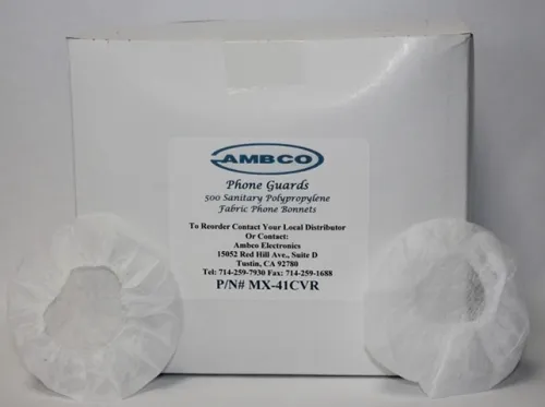 AMBCO Electronics - From: MX-41 CVR To: MX-41 CVR100 - Sanitary Disposal Earphone Guards Booties