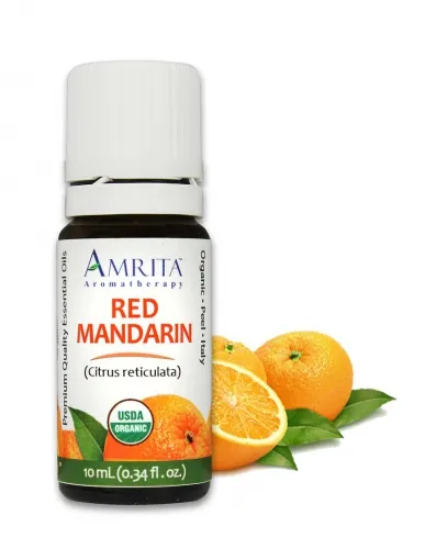 Amrita Aromatherapy - From: EO4141 To: EO4143 - 10ml Essential Oils Mandarine Certified Organic