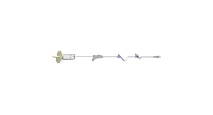 Amsino - From: D38301 To: D38302 - International AMSafe3 Primary IV Administration Set AMSafe3 Gravity 2 Ports 10  15  60 Drops / mL Drip Rate Without Filter 83 Inch Tubing Solution