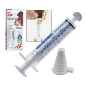 Apothecary Products - 67007 - Ezy Dose Oral Syringe with Dosage Korc, 2 Teaspoons, Calibrated In Tsp and Mls