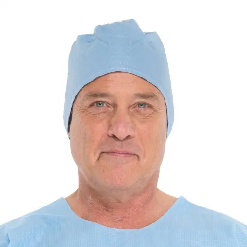 Aspen Surgical - 5200 - Cap, Surgical, Kaycel, Blue, 500/cs