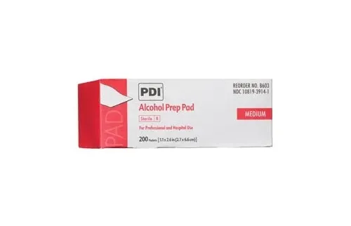 Pdi - Professional Disposables - B60307 - Alcohol Prep Pad Medium Sterile