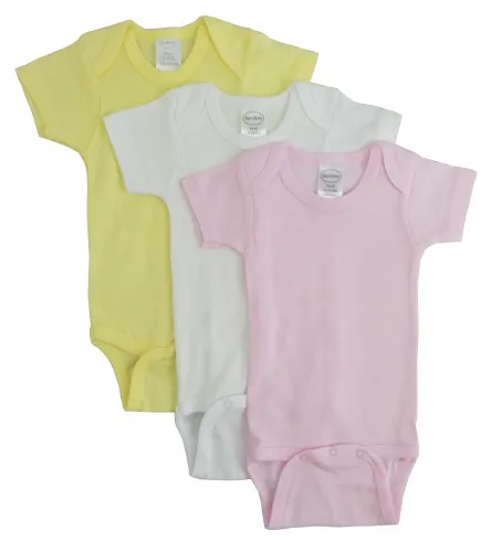Bambini Layette Infant Wear - From: 003L To: 003S - BLI Bambini Pastel Girls Short Sleeve Variety Pack