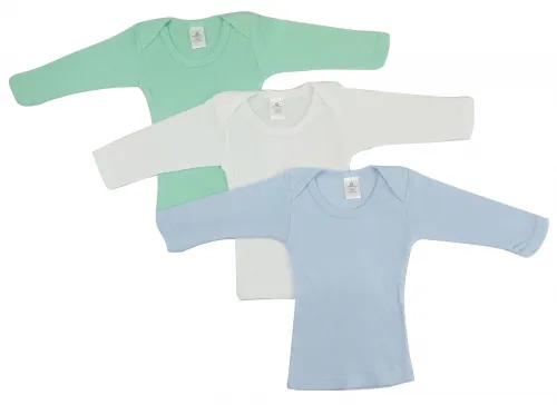 Bambini Layette Infant Wear - From: 051L To: 051S - BLI Bambini Boys Pastel Variety Long Sleeve Lap T shirts